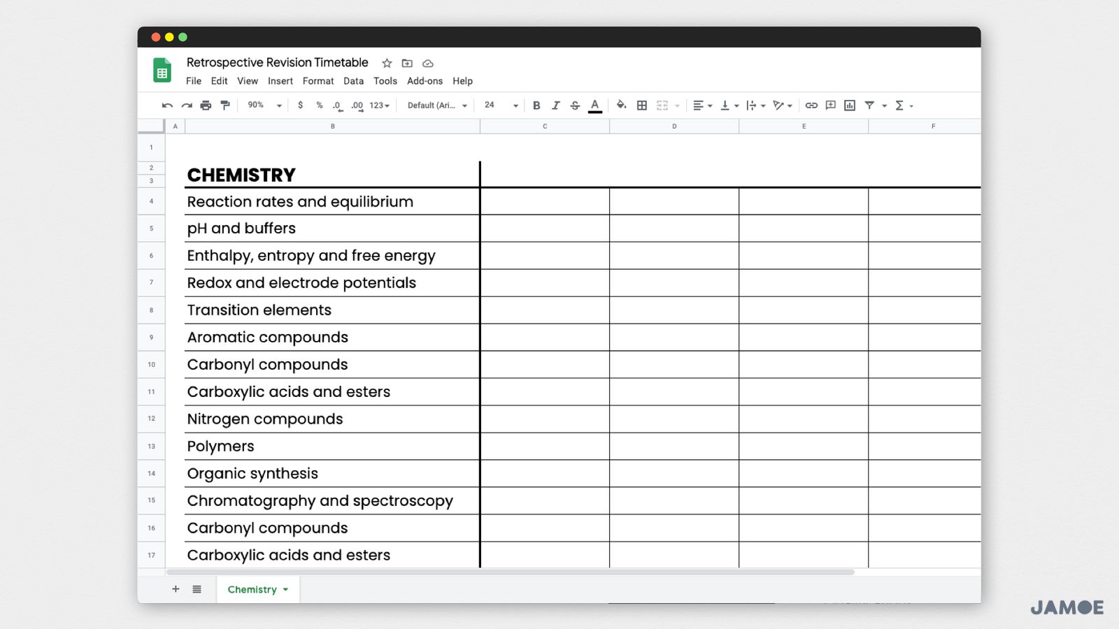 using-retrospective-revision-timetables